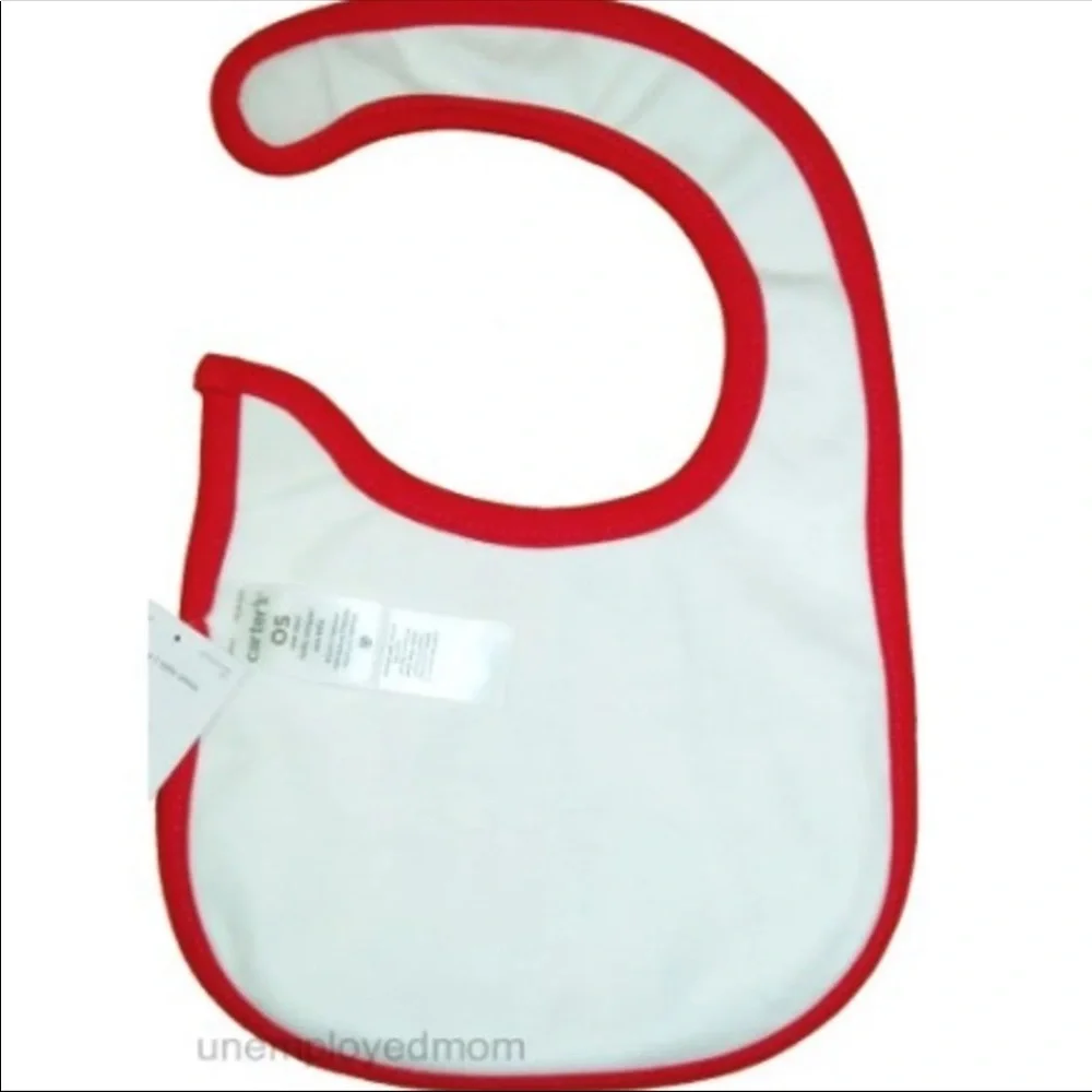 My First 4th July Baby Bib Girls Boys Patriotic Holiday Independence Day